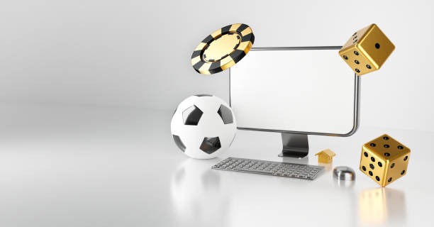 Mobile app interface showing live football and casino games